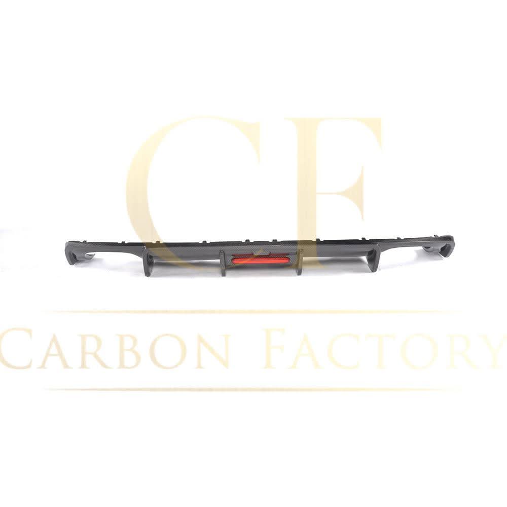 V Style Carbon Fibre Rear Diffuser for Audi A4 B9 Non S Line 16-18