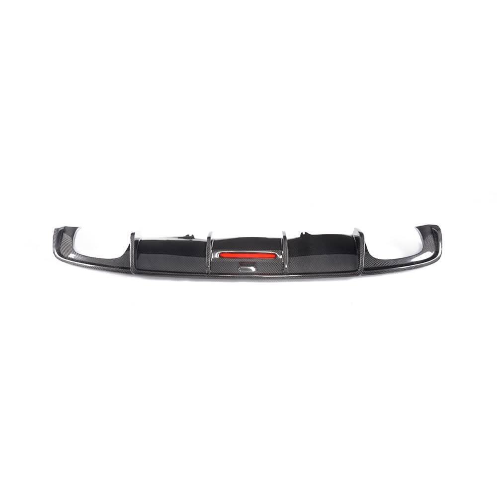 V Style Carbon Fibre Rear Diffuser for Audi A4 B9 Non S Line 16-18