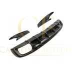 V Style Carbon Fibre Rear Diffuser for Audi S4 B9 A4 S Line 16-18