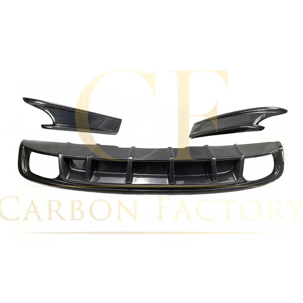 V Style Carbon Fibre Rear Diffuser for Audi S4 B9 A4 S Line 16-18