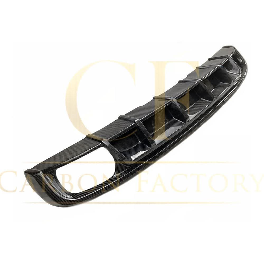 V Style Carbon Fibre Rear Diffuser for Audi S4 B9 A4 S Line 16-18