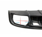V Style Carbon Fibre Rear Diffuser for Audi S4 B9 A4 S Line 16-18
