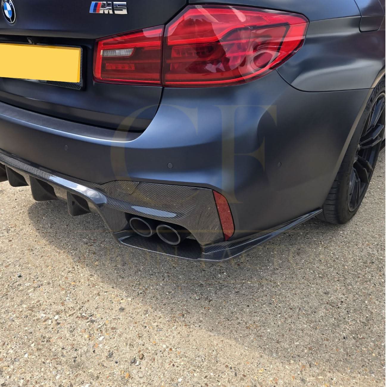 V Style Carbon Fibre Rear Diffuser for BMW G30 G31 5 Series M Sport F90 M5 17-23