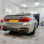 V Style Carbon Fibre Rear Diffuser for BMW G30 G31 5 Series M Sport F90 M5 17-23