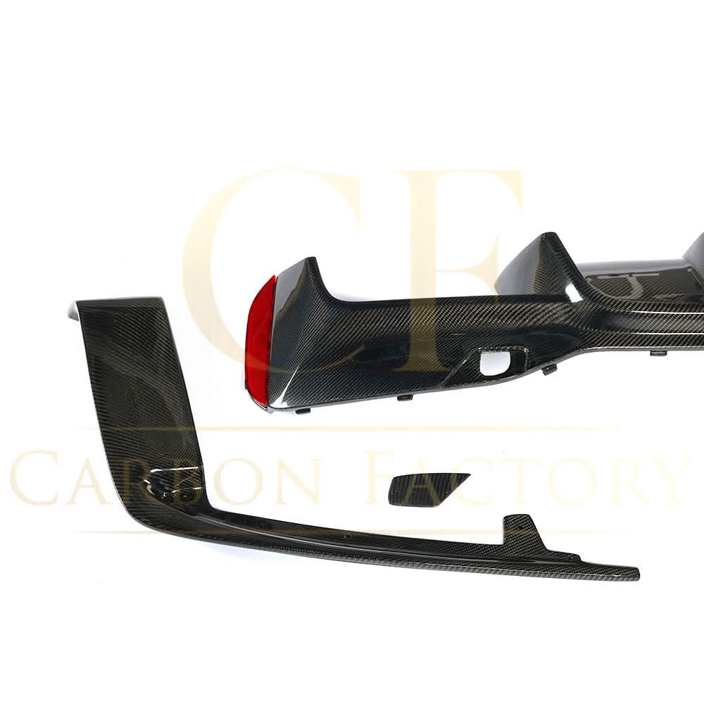 V Style Carbon Fibre Rear Diffuser for BMW G30 G31 5 Series M Sport F90 M5 17-23