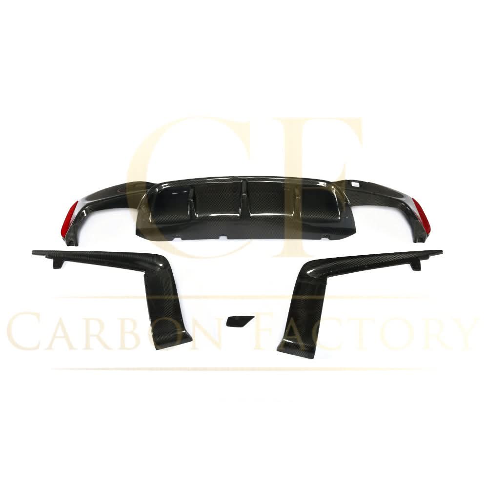 V Style Carbon Fibre Rear Diffuser for BMW G30 G31 5 Series M Sport F90 M5 17-23