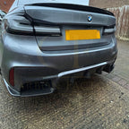 V Style Carbon Fibre Rear Diffuser for BMW G30 G31 5 Series M Sport F90 M5 17-23