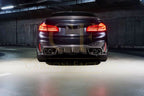 V Style Carbon Fibre Rear Diffuser for BMW G30 G31 5 Series M Sport F90 M5 17-23