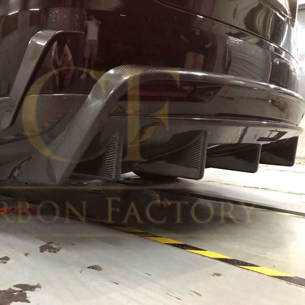 V Style Carbon Fibre Rear Diffuser for Tesla Model X 16-Present