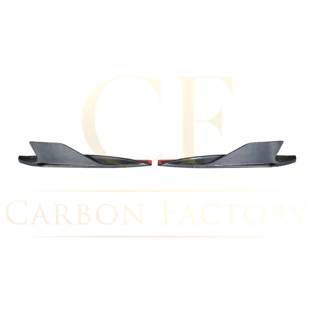 V Style Carbon Fibre Rear Side Skirts Extension for Audi R8 V10 Gen 2 15-19