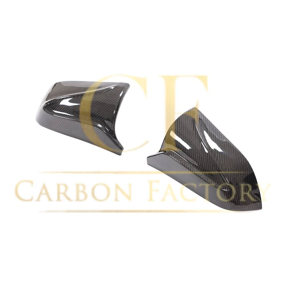 V Style Carbon Fibre Replacement Mirror Covers for Tesla Model 3 16-23