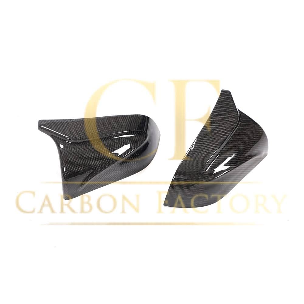 V Style Carbon Fibre Replacement Mirror Covers for Tesla Model 3 16-23