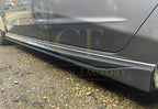 V Style Carbon Fibre Side Skirts for Audi A3 Hatchback S Line 13-15