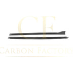 V Style Carbon Fibre Side Skirts for Audi A3 Hatchback S Line 13-15
