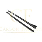 V Style Carbon Fibre Side Skirts for Audi A3 Hatchback S Line 13-15