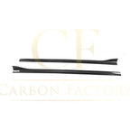 V Style Carbon Fibre Side Skirts for Audi A3 Hatchback S Line 13-15