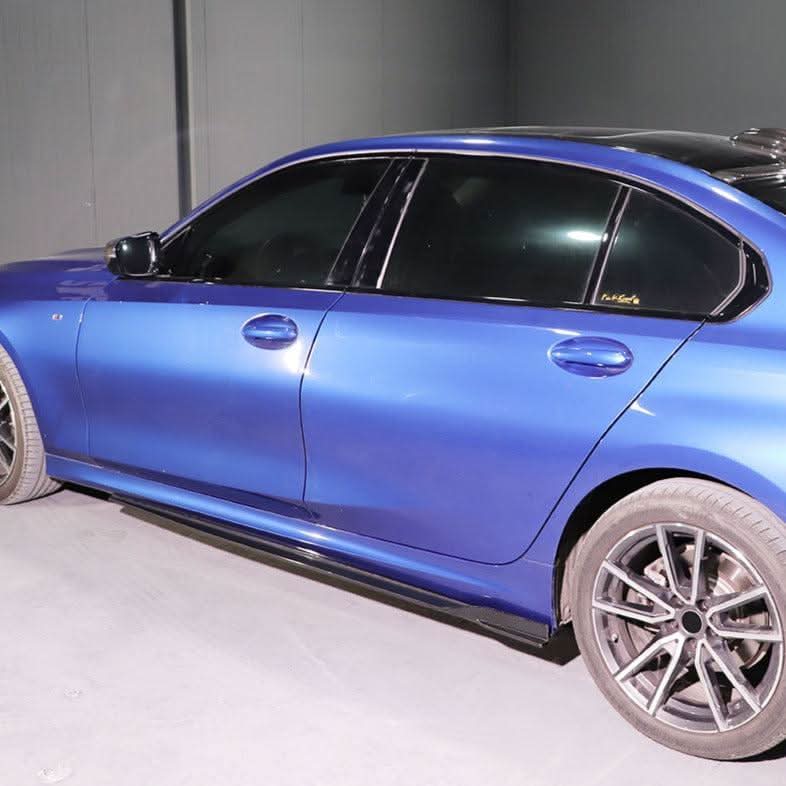 V Style Carbon Fibre Side Skirts for BMW 3 Series G20 G21 19-Present
