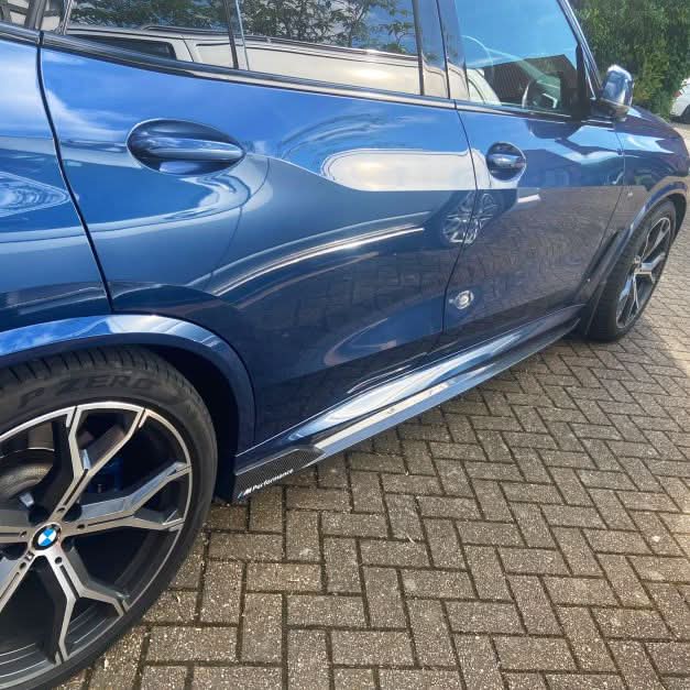 V Style Carbon Fibre Side Skirts for BMW G05 X5 F95 X5M 18-22