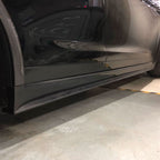 V Style Carbon Fibre Side Skirts for Tesla Model X 16-Present