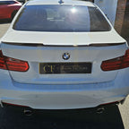 V Style Gloss Black Boot Spoiler for BMW 3 Series F30 F80 Saloon inc M3 12-19