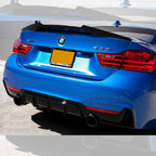 V Style Gloss Black Boot Spoiler for BMW 4 Series F32 Coupe 14-20