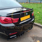 V Style Gloss Black Boot Spoiler for BMW 4 Series F33 Convertible inc F83 M4 14-20