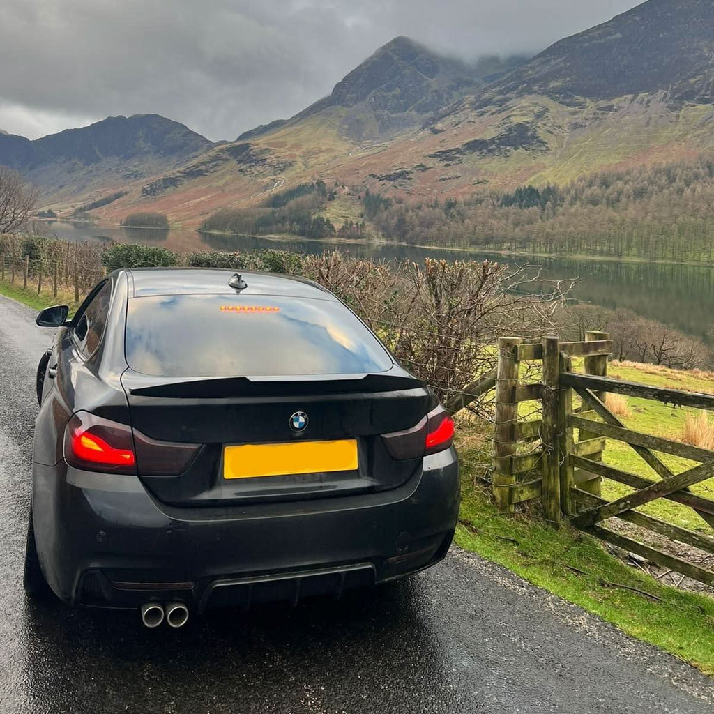 V Style Gloss Black Boot Spoiler for BMW 4 Series F36 Gran Coupe 14-20