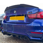 V Style Gloss Black Boot Spoiler for BMW F82 M4 Coupe 14-20