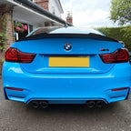 V Style Gloss Black Boot Spoiler for BMW F82 M4 Coupe 14-20