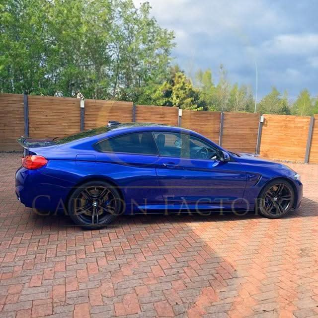 V Style Gloss Black Boot Spoiler for BMW F82 M4 Coupe 14-20