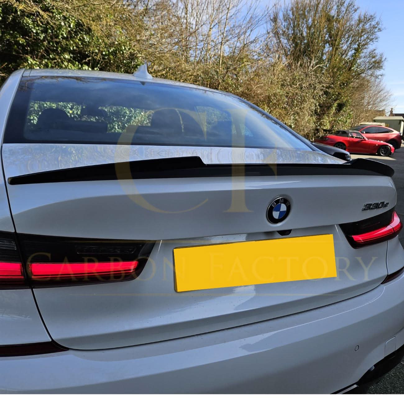V Style Gloss Black Boot Spoiler for BMW G20 3 Series G80 M3 19-Present