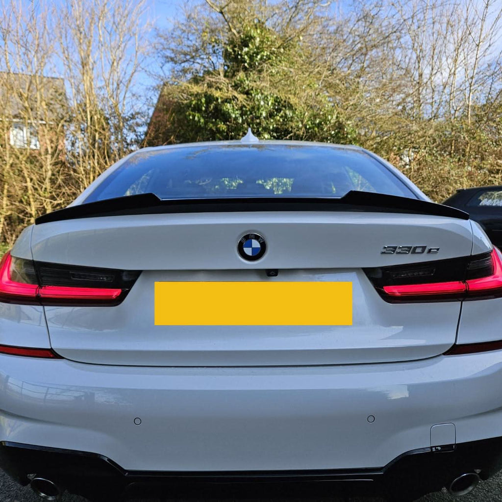 V Style Gloss Black Boot Spoiler for BMW G20 3 Series G80 M3 19-Present