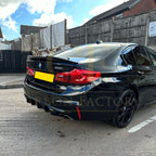 V Style Gloss Black Boot Spoiler for BMW G30 5 Series inc F90 M5 17-24