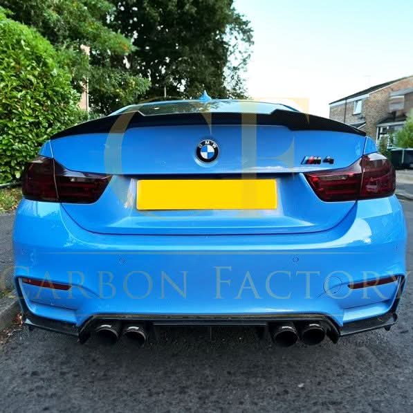 V Style Gloss Black Rear Diffuser for BMW F80 M3 F82 F83 M4 14-20