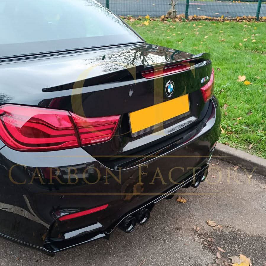 V Style Gloss Black Rear Diffuser for BMW F80 M3 F82 F83 M4 14-20