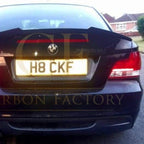 V Style Pre-Preg Carbon Fibre Boot Spoiler for BMW 1 Series E82 2007-2013