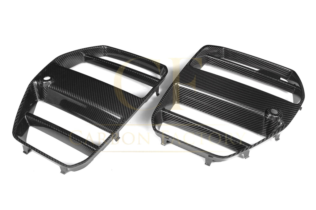 V Style Pre-Preg Carbon Fibre Front Grille for BMW G80 G81 M3 G82 G83 M4 21-25