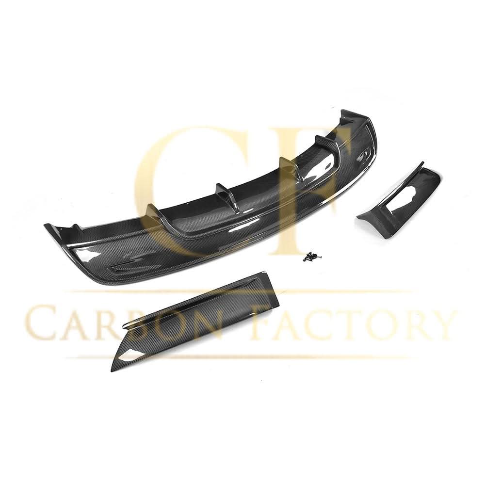 V3 Style Carbon Fibre Rear Diffuser for Tesla Model S 16-20
