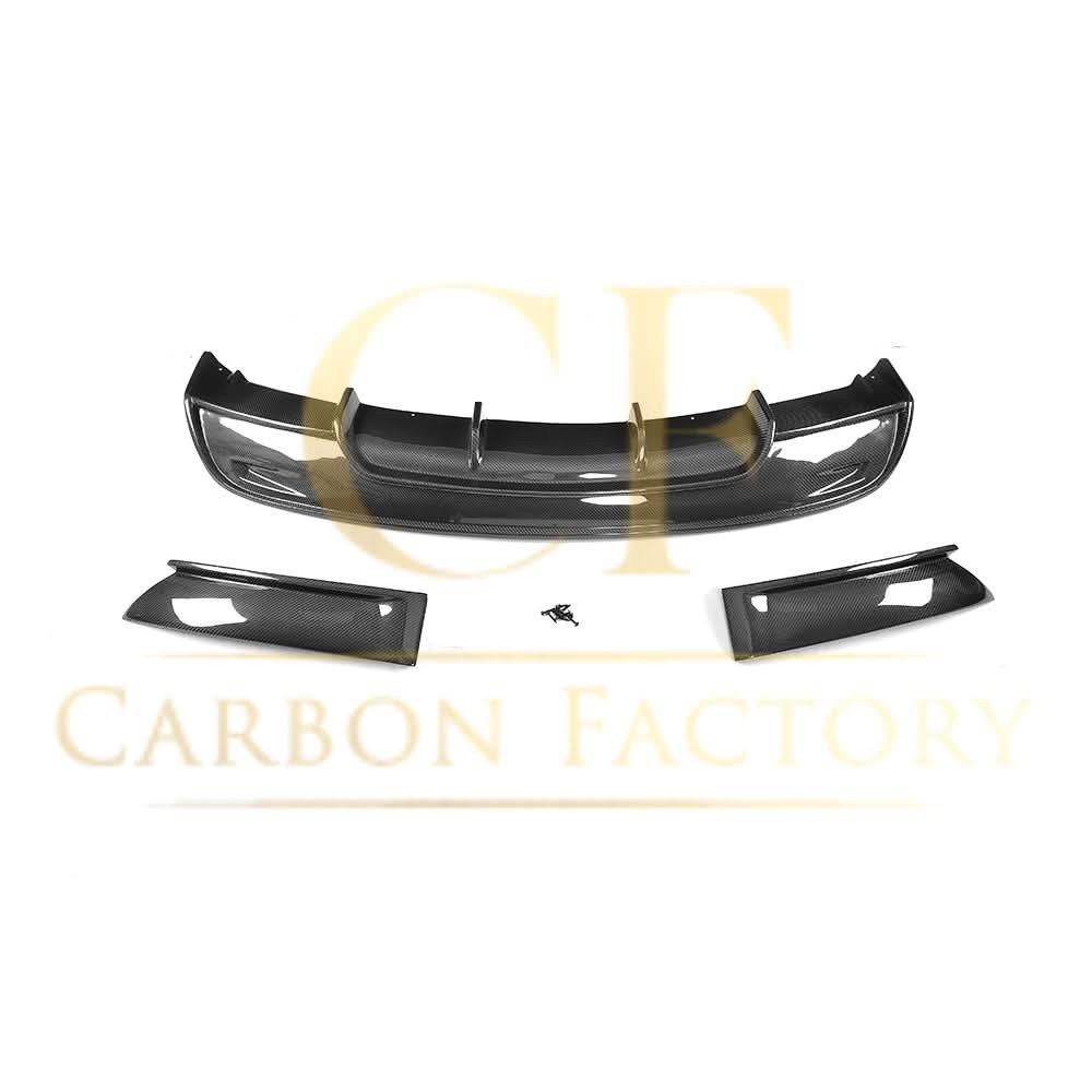 V3 Style Carbon Fibre Rear Diffuser for Tesla Model S 16-20