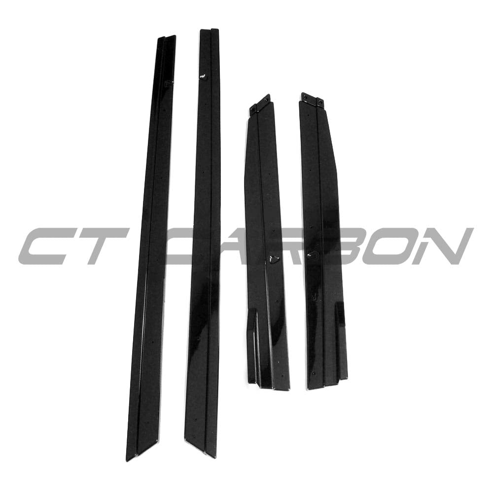 VOLKSWAGEN GOLF R/GTD/GTI MK7/7.5 2014-2020 GLOSS BLACK SIDE SKIRTS