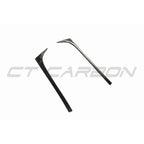 VOLKSWAGEN POLO MK6 GLOSS BLACK REAR WINDOW TRIM