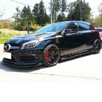 VRS Style Carbon Fibre Front Splitter for Mercedes Benz W176 A Class & A45 13-15