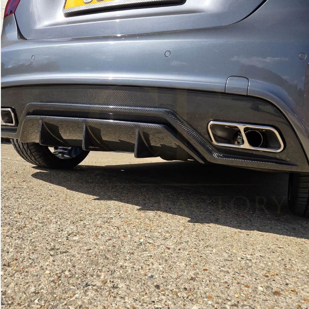 VRS Style Carbon Fibre Rear Diffuser for Mercedes Benz W176 A Class & A45 13-18