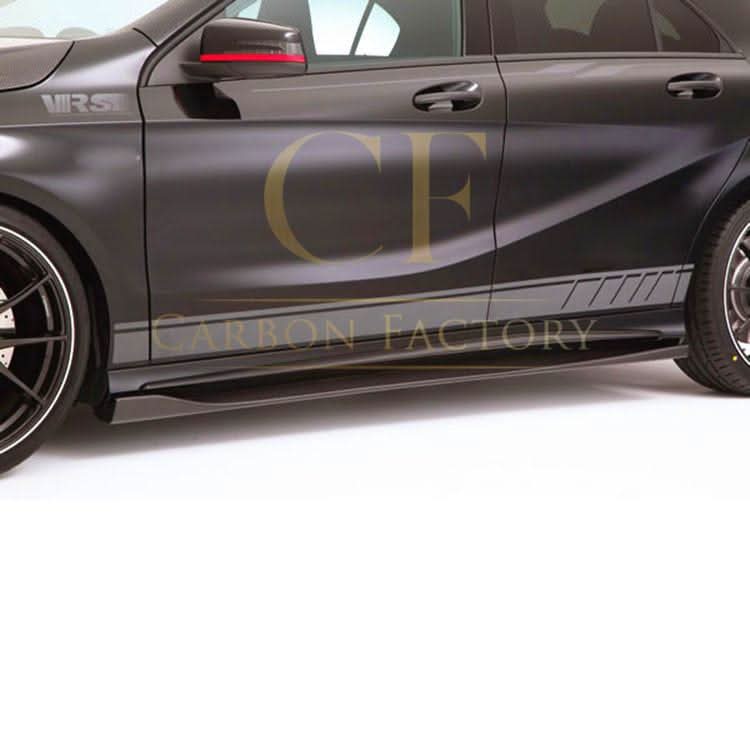 VRS Style Carbon Fibre Side Skirts for Mercedes Benz W176 A Class C117 Coupe 13-18