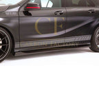VRS Style Carbon Fibre Side Skirts for Mercedes Benz W176 A Class C117 Coupe 13-18