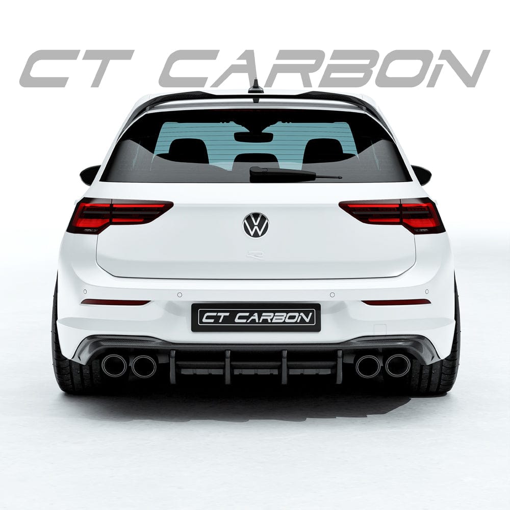 VW GOLF MK8/MK8.5 R 2020+ CARBON FIBRE DIFFUSER - CT DESIGN