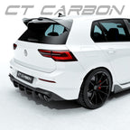 VW GOLF MK8/MK8.5 R 2020+ CARBON FIBRE DIFFUSER - CT DESIGN