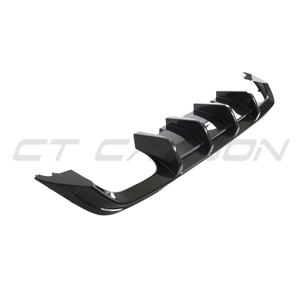 VW GOLF MK8/MK8.5 R 2020+ CARBON FIBRE DIFFUSER - CT DESIGN