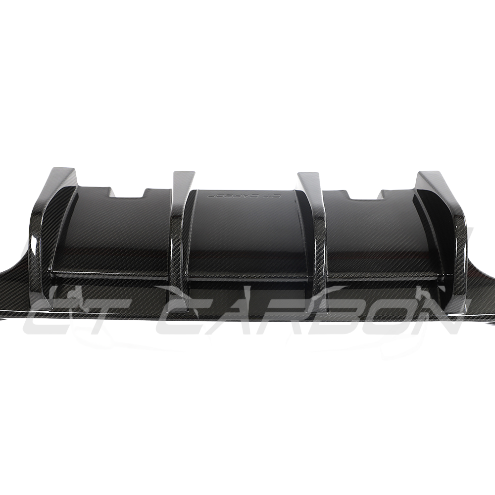 VW GOLF MK8/MK8.5 R 2020+ CARBON FIBRE DIFFUSER - CT DESIGN