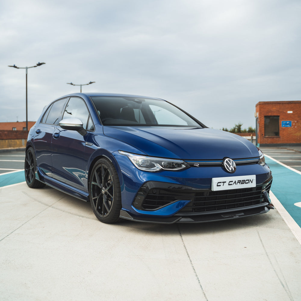 VW GOLF MK8/MK8.5 R/CS CARBON FIBRE SIDE SKIRTS - CT DESIGN